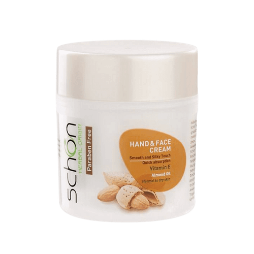 کرم دست و صورت روغن بادام شون مناسب پوست های معمولی تا خشک